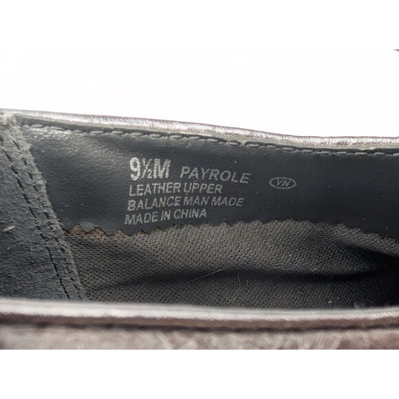 Aerosoles Retro Pin Up Girl Gray Leather Lace Up Tie Bow Pump Heels Size 9.5 - Picture 8 of 9